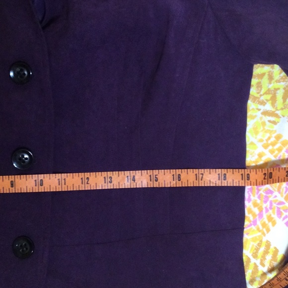 M Collection Purple .Soft Blazer Jacket - Picture 6 of 11